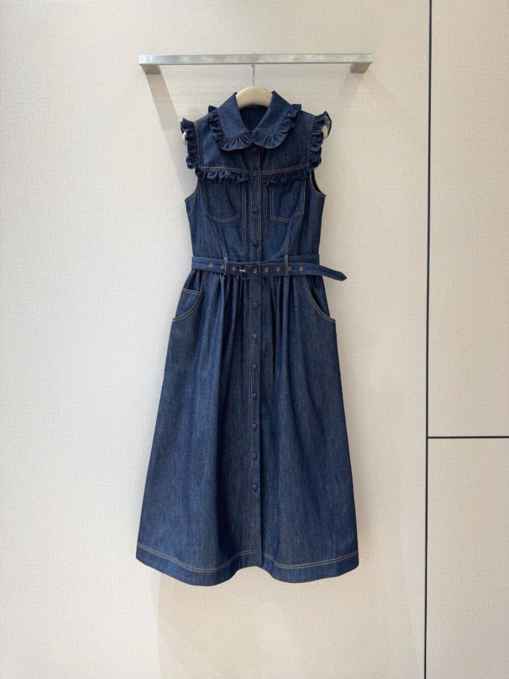 Dice Kayek Sleeveless Denim Dress
